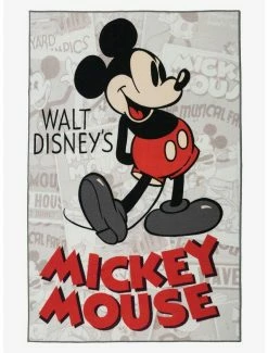 Coupon 🔥 Disney Classic Mickey Retro Rug 😉