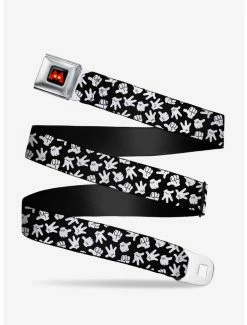 Brand new 🛒 Disney Mickey Mouse Hand Gestures Seatbelt Belt 👍