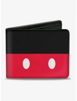 Budget 🧨 Disney Mickey Mouse Bounding Buttons Bi-Fold Wallet 😀