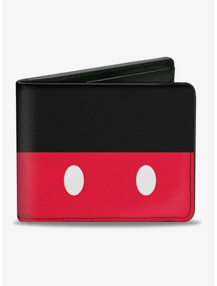 Budget 𧨠Disney Mickey Mouse Bounding Buttons Bi-Fold Wallet π