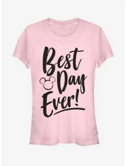New 😉 Disney Mickey Mouse Best Day 👧 Girls T-Shirt 👍