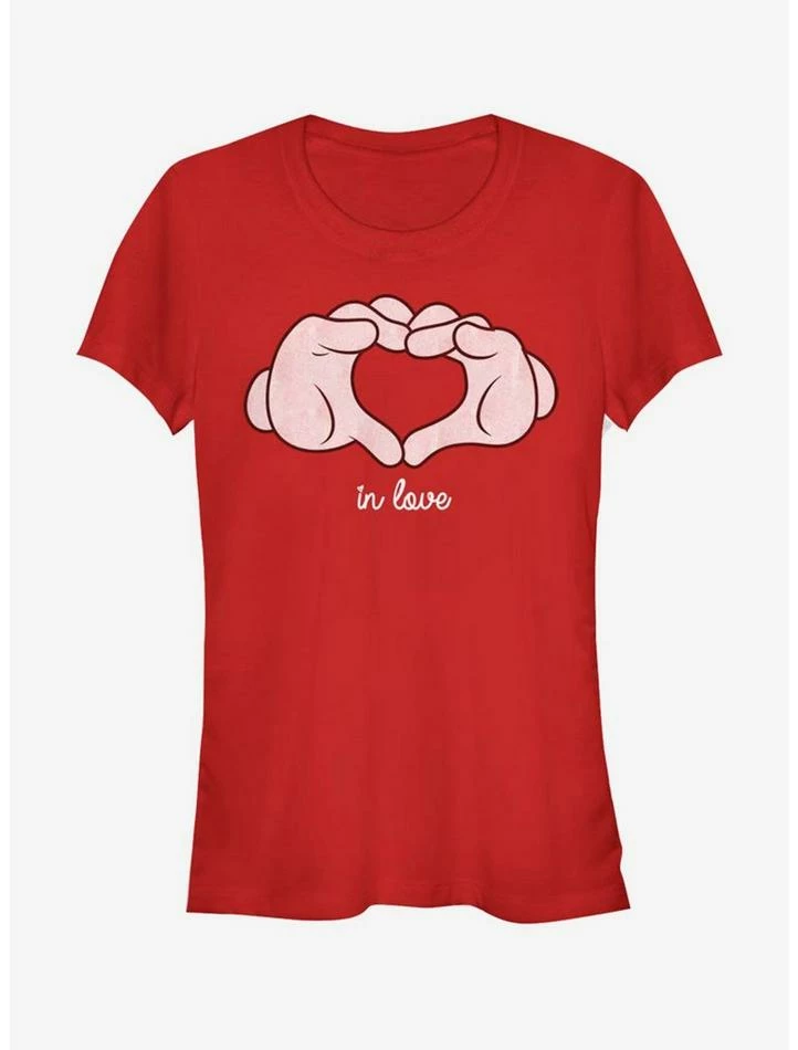 Outlet π₯ Disney Mickey Mouse Glove Heart π§ Girls T-Shirt π - Image 3