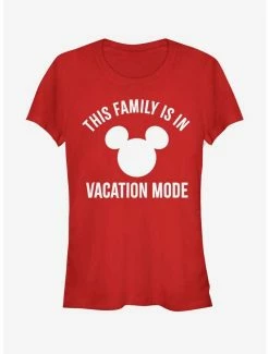 Promo 💯 Disney Mickey Mouse Vacation Mode 👧 Girls T-Shirt 👍