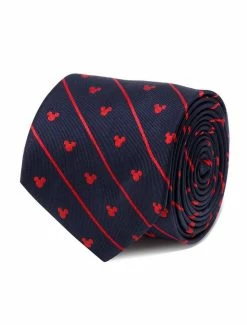 Buy 🎉 Disney Mickey Mouse Navy Pinstripe Tie 🔥