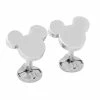 Cheapest 😀 Disney Mickey Mouse Silhouette Stainless Steel Cufflinks 😉
