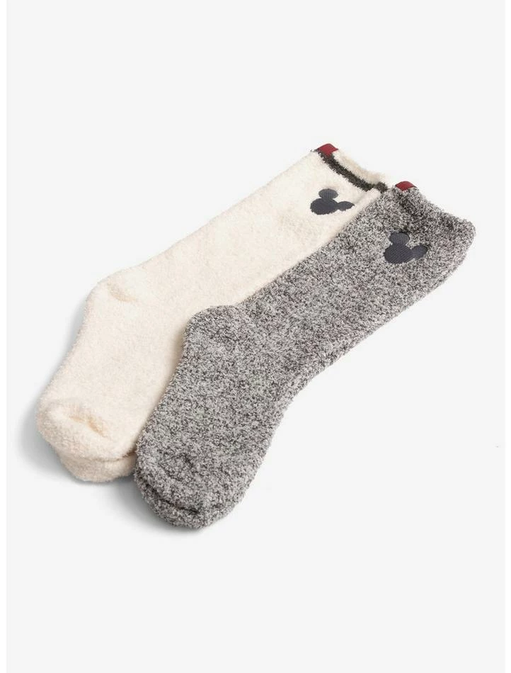 Best Sale 𧨠CozyChic Classic Disney Mickey Mouse 2 Pack 𧦠Socks Cream Multi π - Image 2