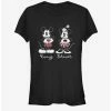 Best Pirce 🛒 Disney Mickey Mouse And Minnie Mouse Always Forever 👧 Girls T-Shirt 💯