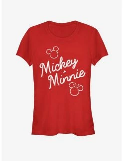 Flash Sale 👏 Disney Mickey Mouse And Minnie Mouse Signed Together 👧 Girls T-Shirt 🔥