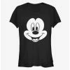 Cheap 👍 Disney Mickey Mouse Face Classic 👧 Girls T-Shirt ❤️