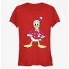Top 10 🎉 Disney Donald Holiday Santa Hat Classic 👧 Girls T-Shirt 🔥
