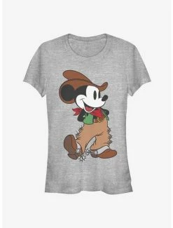 Promo 😉 Disney Mickey Mouse Cowboy Classic 👧 Girls T-Shirt 🛒