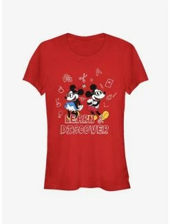 Best reviews of 👏 Disney Mickey Mouse And Minnie Mouse Learn Discover Classic 👧 Girls T-Shirt 🎁