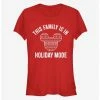 Outlet ❤️ Disney Mickey Mouse The Family Is In Holiday Mode Classic 👧 Girls T-Shirt 🔥
