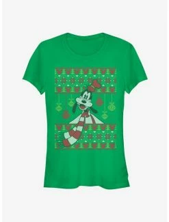 Wholesale ✔️ Disney Goofy Ornament Holiday Sweater Classic 👧 Girls T-Shirt 🥰
