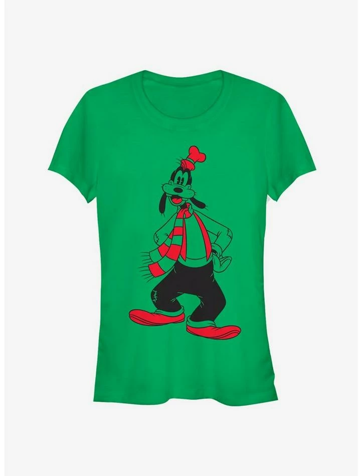Buy π₯ Disney Goofy Holiday Winter Outfit Classic π§ Girls T-Shirt β€οΈ