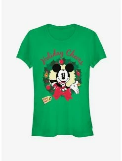 Outlet 🎁 Disney Mickey Mouse Holiday Cheers From Aunt Classic 👧 Girls T-Shirt 🎁