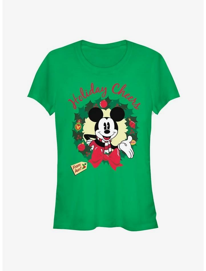 Outlet π Disney Mickey Mouse Holiday Cheers From Aunt Classic π§ Girls T-Shirt π
