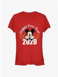 Top 10 🤩 Disney Mickey Mouse Happy New Year 2020 Classic 👧 Girls T-Shirt 🤩