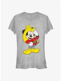 Cheap 🔔 Disney Mickey Mouse Firefighter Classic 👧 Girls T-Shirt 😍