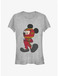 Best Sale 🔥 Disney Mickey Mouse Racecar Driver Classic 👧 Girls T-Shirt 🛒