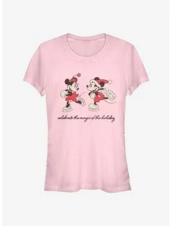 Top 10 🌟 Disney Mickey Mouse Holiday Minnie Mouse Ice Skating Classic 👧 Girls T-Shirt 👏