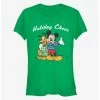 Promo 😍 Disney Mickey Mouse And Pluto Holiday Cheer Classic 👧 Girls T-Shirt 👏