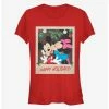 Best Sale 🛒 Disney Mickey Mouse And Minnie Mouse Holiday Polaroid Classic 👧 Girls T-Shirt 🌟