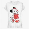 Promo 🛒 Disney Mickey Mouse Winter Holiday Outfit Classic 👧 Girls T-Shirt ✔️