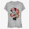 Cheap 😍 Disney Minnie Mouse Holiday Poinsettia Classic 👧 Girls T-Shirt 😍