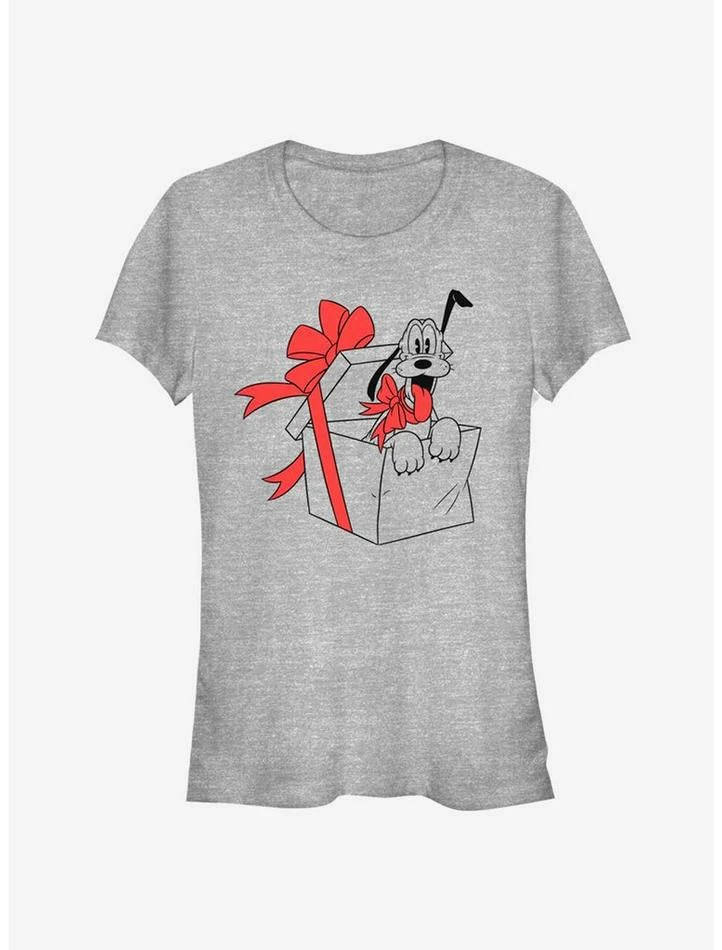 Promo ✔️ Disney Pluto Present Classic 👧 Girls T-Shirt 🥰