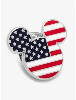 Flash Sale ⌛ Disney Mickey Mouse Stars and Stripes Mickey Mouse Lapel Pin 🌟