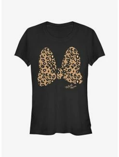Outlet 🌟 Disney Mickey Mouse Minnie Animal Print Bow 👧 Girls T-Shirt ⌛