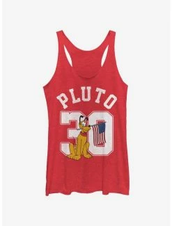 Best Sale 🥰 Disney Mickey Mouse Pluto Collegiate 👧 Girls Tank 🎁