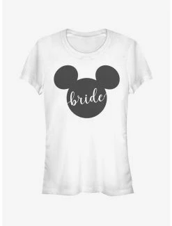 Coupon 🛒 Disney Mickey Mouse Bride Ears 👧 Girls T-Shirt ✔️