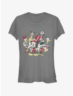Discount 🔥 Disney Mickey Mouse Holiday Group 👧 Girls T-Shirt 🎁