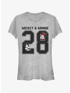 Brand new 🎁 Disney Mickey Mouse Mickey Minnie Collegiate 👧 Girls T-Shirt 🎁