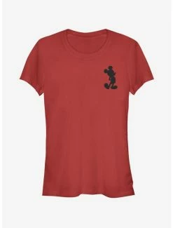 Deals ✔️ Disney Mickey Mouse Mickey Silhouette 👧 Girls T-Shirt 🎉