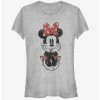 Cheap 🧨 Disney Mickey Mouse Sitting Minnie Sketch 👧 Girls T-Shirt 👍
