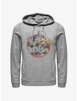 Outlet 🌟 Disney Mickey Mouse Retro Group Hoodie 👏