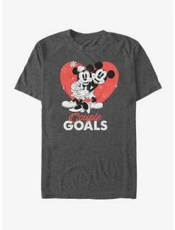 Discount 🧨 Disney Mickey Mouse Couple Goals T-Shirt ⌛