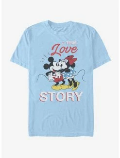 Cheap ❤️ Disney Mickey Mouse True Love Story T-Shirt 👍