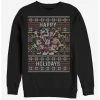 Outlet 🤩 Disney Mickey Mouse Holiday Mickey Six Sweater Crew Sweatshirt 🤩