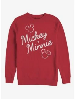 Discount ⭐ Disney Mickey Mouse Signed Together Crew Sweatshirt 💯