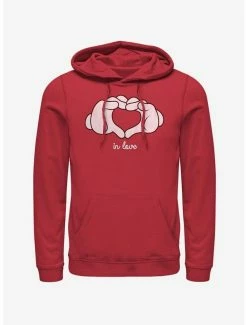 Best Pirce 😍 Disney Mickey Mouse Glove Heart Hoodie 🤩