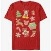 Best Pirce 🛒 Disney Mickey Mouse Holiday Gingerbread Mouse Holidays T-Shirt 🔥