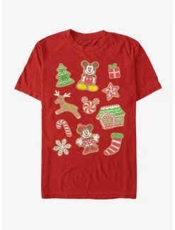 Best Pirce 🛒 Disney Mickey Mouse Holiday Gingerbread Mouse Holidays T-Shirt 🔥