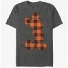 New 😍 Disney Mickey Mouse Autumn Buffalo Check Mickey T-Shirt 😍