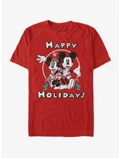 Brand new 😍 Disney Mickey Mouse Holiday Mickey & Minnie T-Shirt 💯