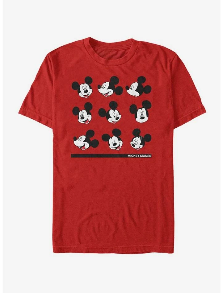 Budget ✔️ Disney Mickey Mouse Mickey Expressions T-Shirt 🤩 - Image 2