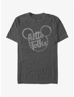 Wholesale ✨ Disney Mickey Mouse Hello Folks T-Shirt 👍